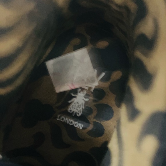 Fly London Black/ Navy Lace Up Ankle Boots Size 41 - Picture 10 of 11